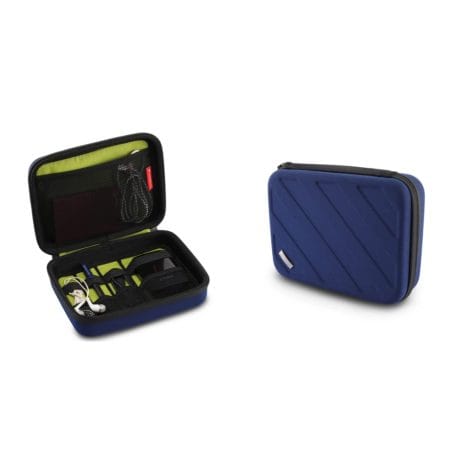 Harissons Travel Gadget Bag for 2.5 inch Hard Drive – Conveniently Organize Your Travel Gadgets! (Navy Blue)