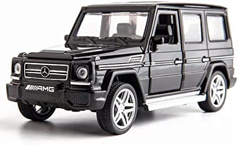 WireScorts Exclusive Alloy Metal Pull Back Die-cast Car 1:32 AMG G65 Diecast Metal Pullback Toy car with Openable Doors & Light, Music Boys Gifts Toys for Kids - Multi Color