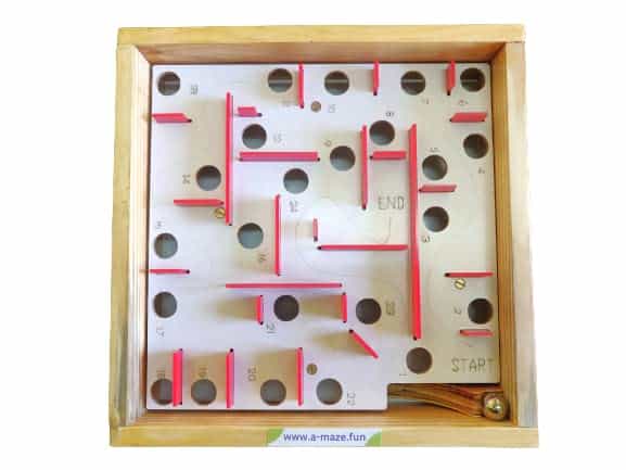 GREA Labyrinth Table Maze Game A-Maze From Grea For Kids&Adults-Great Gift&Party Fun !