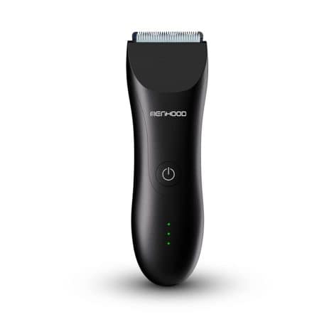 MENHOOD Men’s Cordless Trim Machine: Waterproof, for Grooming Beard, Body, Head, and Private Areas (Black).