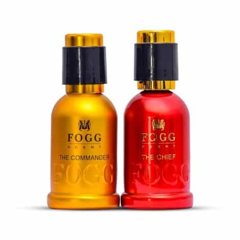 Fogg Scent Chief and Commander Perfume Gift Set for Men, Powerful Fragrance, Long-lasting, Fresh – 2 x 50ml (Pack Of 2)