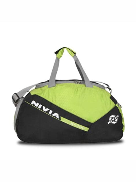 Nivia Sports Space Gym Bag: Perfect for Fitness & Travel, Unisex, Adjustable Shoulder, Duffle style.