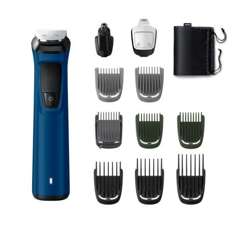 Philips All-in-one Trimmer for Men with 12 functions, Power adapt tech, 90 mins use, quick charge.