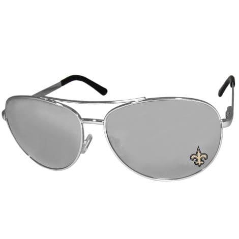 NFL New Orleans Saints Aviator Sunglasses by Siskiyou, perfect for Indian fans seeking style and UV protection.