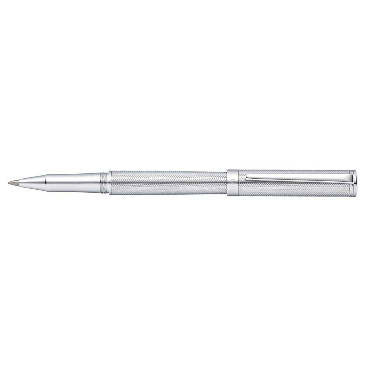 Sheaffer Intensity 9241 Engraved Chrome With Chrome Plated Trim Rollerball Pen