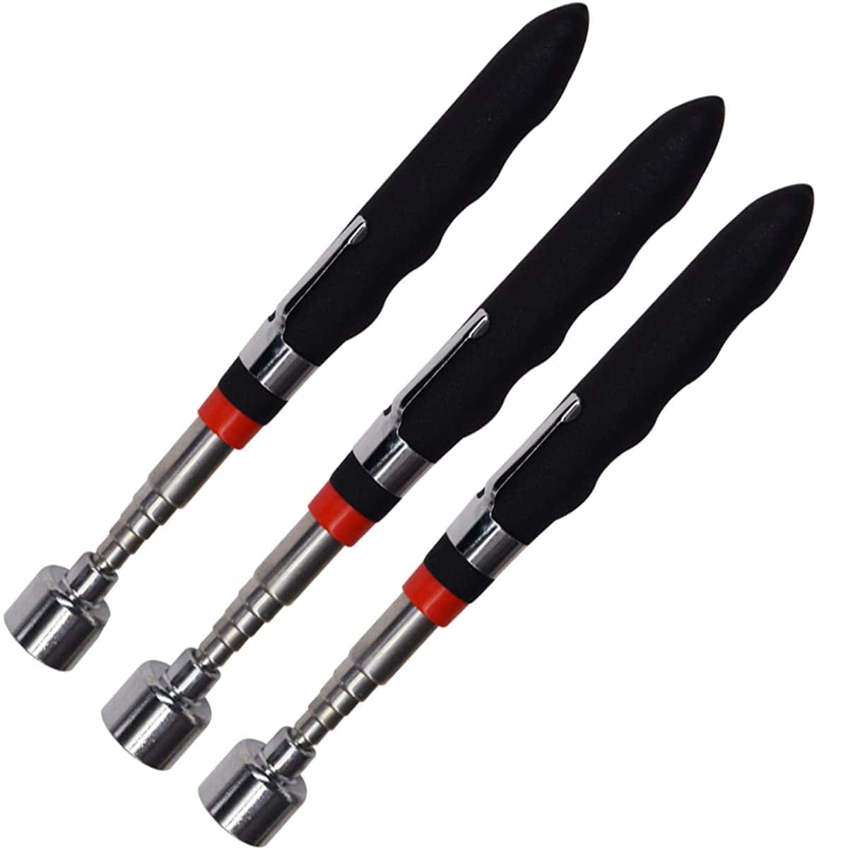 Gifts for Men 3PCS Telescoping Magnetic Pick Up Tool Extendable 31" 20 lb Telescopic Magnet Stick Gifts for Men/Boyfriend/Papa/Grandfather,Birthday for Auto Repairer Carpentry etc