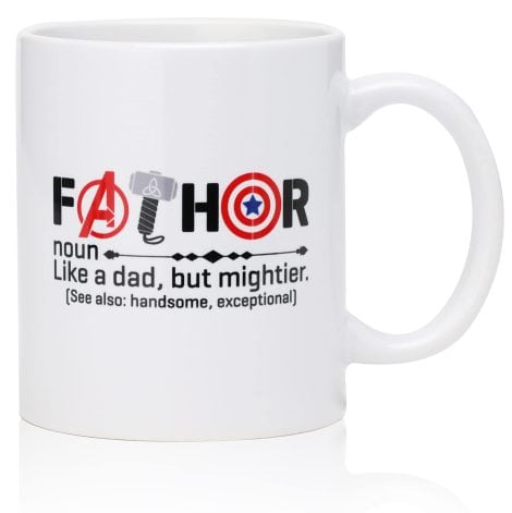 Cool Dad Coffee Mug Gift for Indian Fathers – Perfect Birthday or Fathers Day Present from Family.