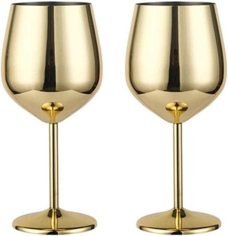 Rudra Exports Durable Wine Glasses, Ideal for Parties, 350 ml, Perfect Gift for Indian men and women.