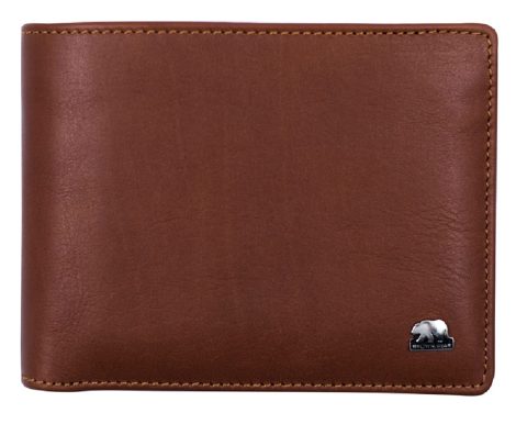 BROWN BEAR Men’s Wallet: Premium German Design, Genuine Nappa Leather, Stylish & RFID Protected (Cognac).