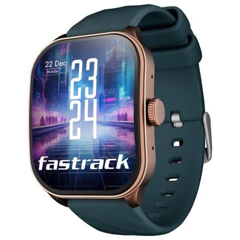 Fastrack FS1 Pro Smartwatch, India’s First Arched Display with Super AMOLED, 410×502 Resolution, BT Calling, Fast Charging, Sports Modes, Watchfaces.