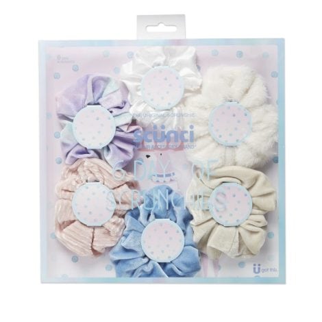 The Exclusive Scrunchie Collection for Girls: 6 Stylish Designs in a Beautiful Gift Box!