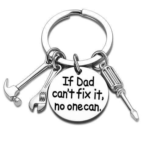 Father’s Day Keychain: A heartfelt gift for dad, showcasing his unmatched problem-solving skills.