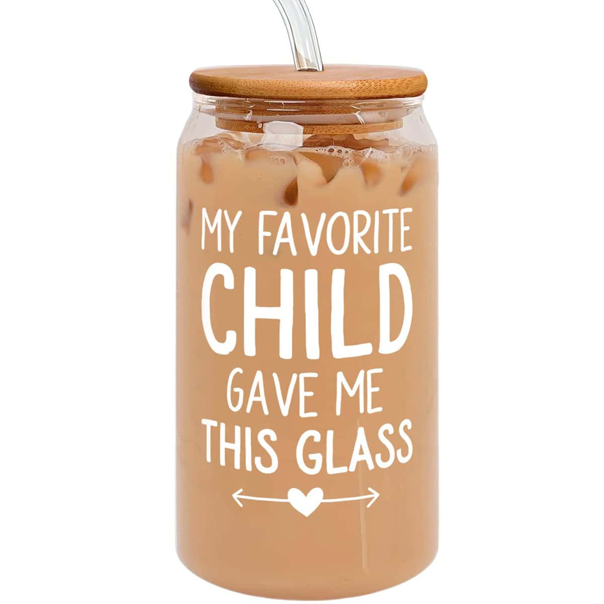 SUCHAGIFT Gifts for Mom from Daughter, Son, Kids - Mom Gifts, Dad Gifts, Mother Gifts, Father Gifts - Mothers Day Gifts, Birthday Gifts for Mom, Dad - Funny Gift for Mom, Dad - 16 Oz Can Glass