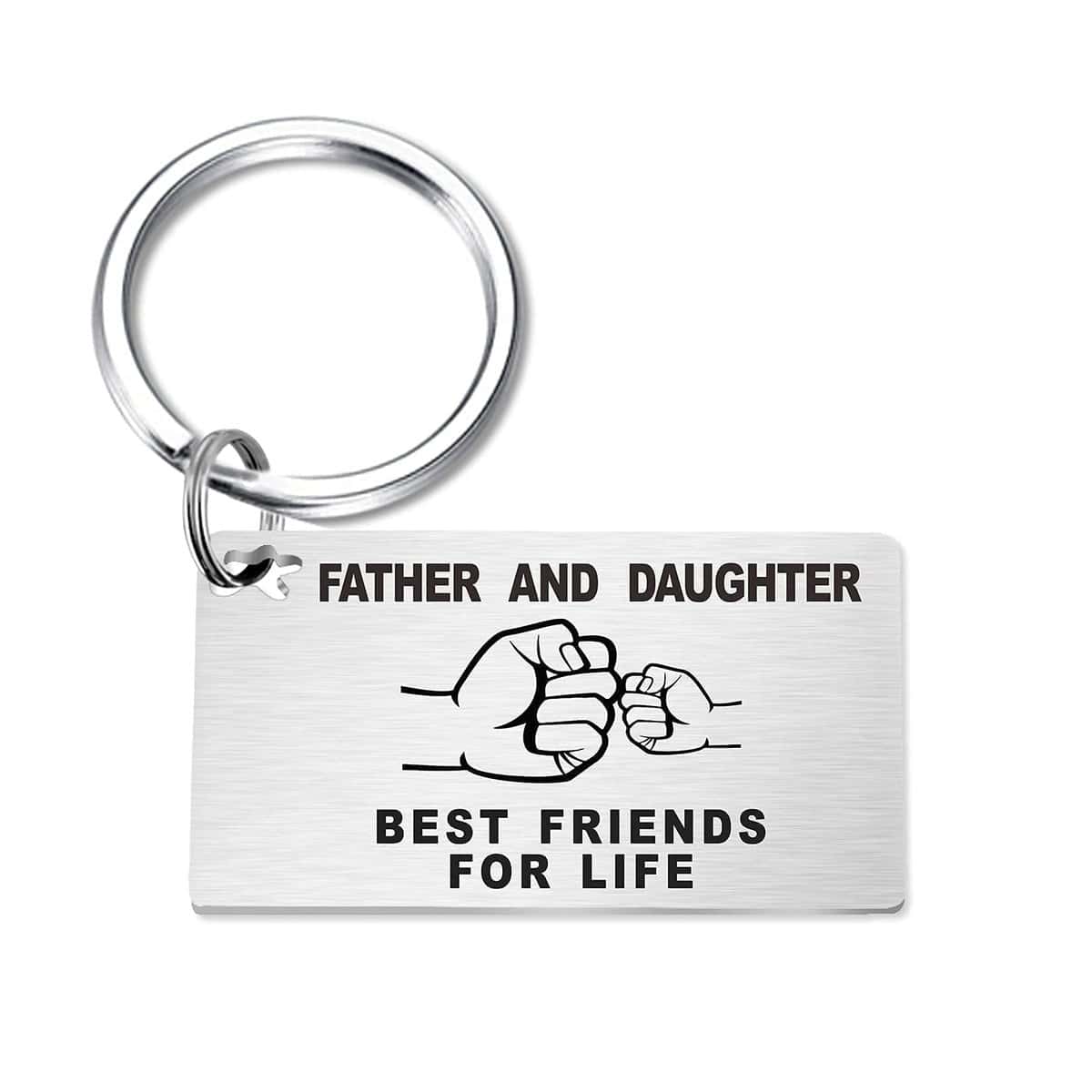 Remember I Love You Best Keychain Jewelry Gift Idea for Her Him Friend and Family Member (Dad)