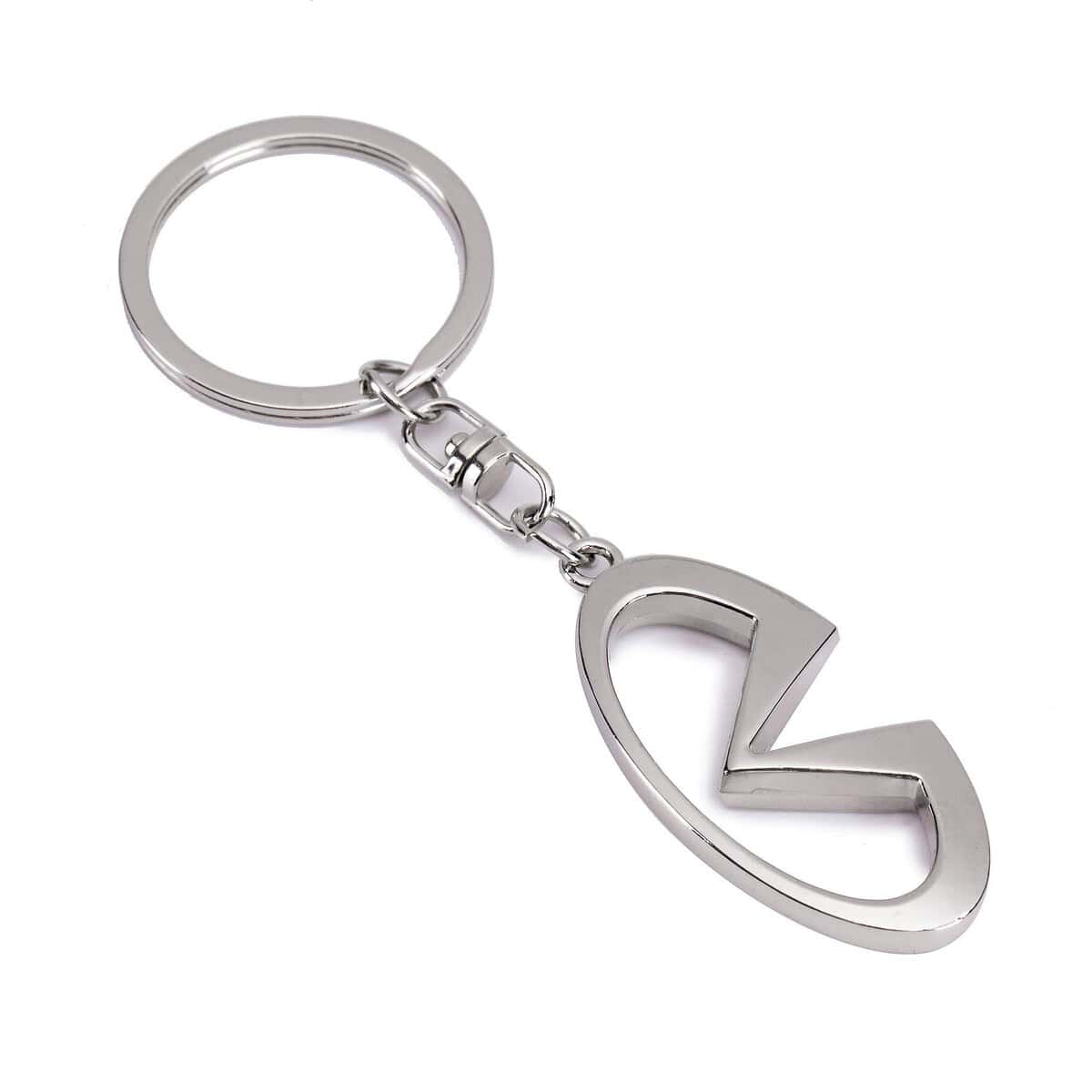 Car Logo Key Chain Ring - 3D Chrome Metal Car Keychain Keyring Family Present for Man and Woman Gifts Elegant Durable (For Infiniti)