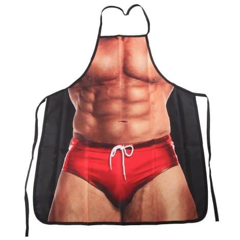 ABCTen Funny Muscle Man Kitchen Apron – Perfect Gift for Men who Love Cooking!