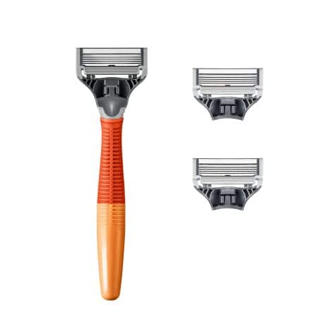 Harry’s Razors for Men – Shaving Razors for Men with Mens Razor and 3 Razor Blade Refills. (Ember)