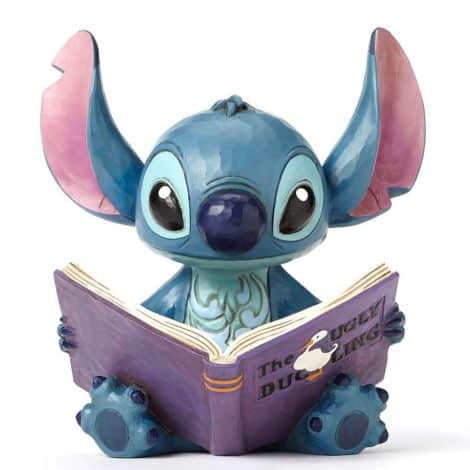 Disney Traditions by Jim Shore presents the “Lilo and Stitch” Stitch Figurine with Storybook Stone Resin.