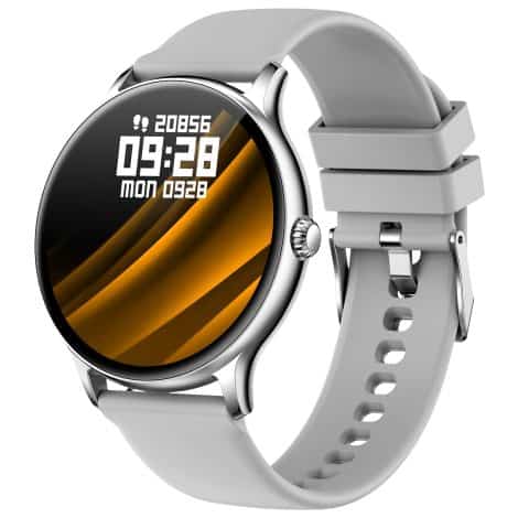 Fire-Boltt Phoenix Smart Watch: Bluetooth Calling, 1.3″ Display, 120+ Sports Modes, High Res with SpO2, Heart Rate Monitoring & IP67 Rated (Silver Grey).