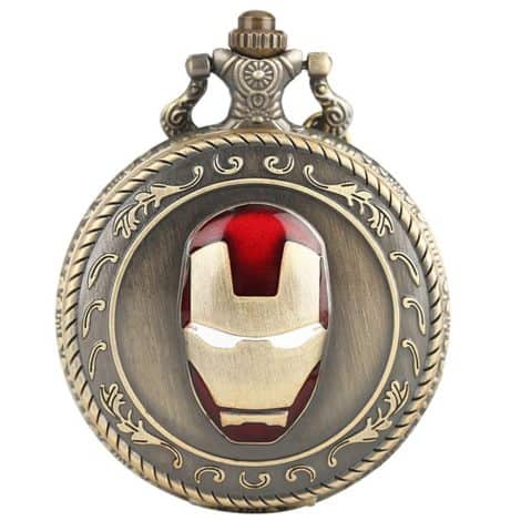 Iron Man 3D Helmet Pocket Watch, a cool gift for boys, men & kids. Available at KDJSTORE.