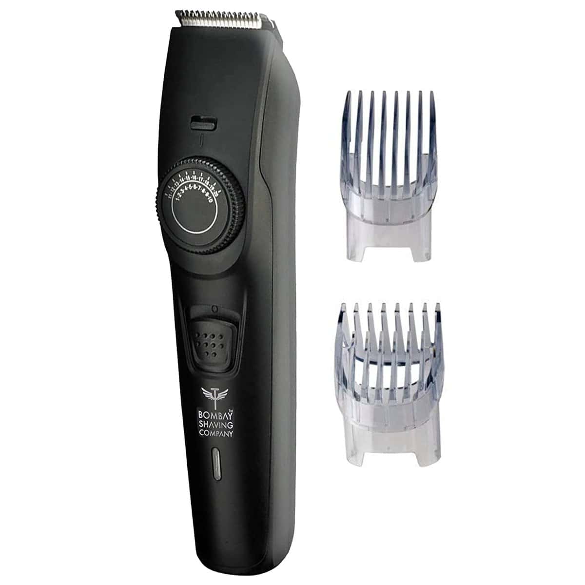 Bombay Shaving Co Trimmer Men, 2X Fast Charging, 2 Yr Warranty, 80Min runtime, Hair Trimmer, Shaving Machine, Cordless Beard, 38 length Settings, Flash USB Cable fast Charging (Black)