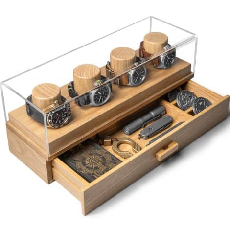 Stylish Watch and Jewelry Organizer – Perfect Gift for Men on Birthdays, Christmas, or Anniversaries!