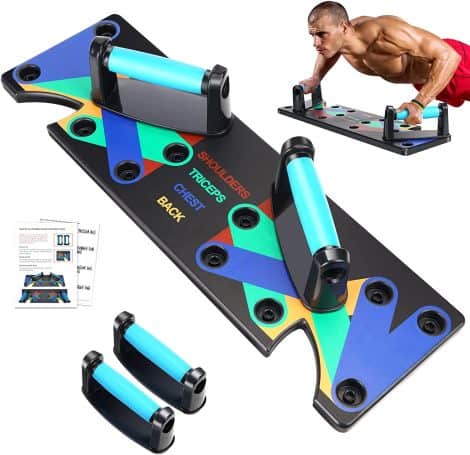 EPISKEY® All-in-One Push Up Board for Full Body Home Workout to Build Muscles and Burn Fat.