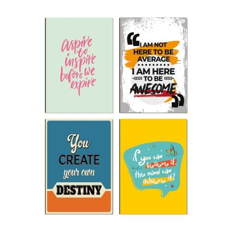 TECHBITE Inspirational Quote Frames, perfect for your room, sized 8.25 x 11.75 inches.