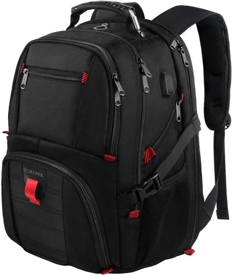 YOREPEK 45 liters travel laptop backpack for your convenience and comfort during trips. (RS-A1_Others)