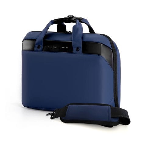 Okami Wolf ZenPack LITE Laptop Messenger Bag X Briefcase with USB Fast-Charging (Shibuya Blue) for Indian consumers.