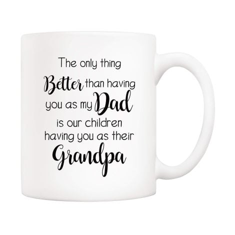 Funny Grandpa Coffee Mug – A Heartwarming Christmas Gift for the Best Grandpa, 11 Oz