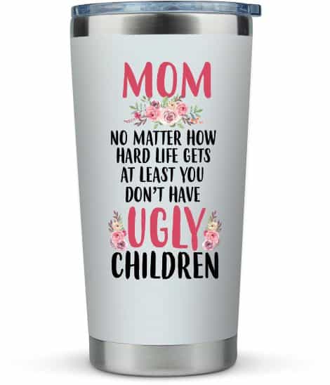 Hilarious Mom Mug – 12oz Coffee Tumbler – Perfect Mother’s Day or Birthday Gift for Indian Moms!