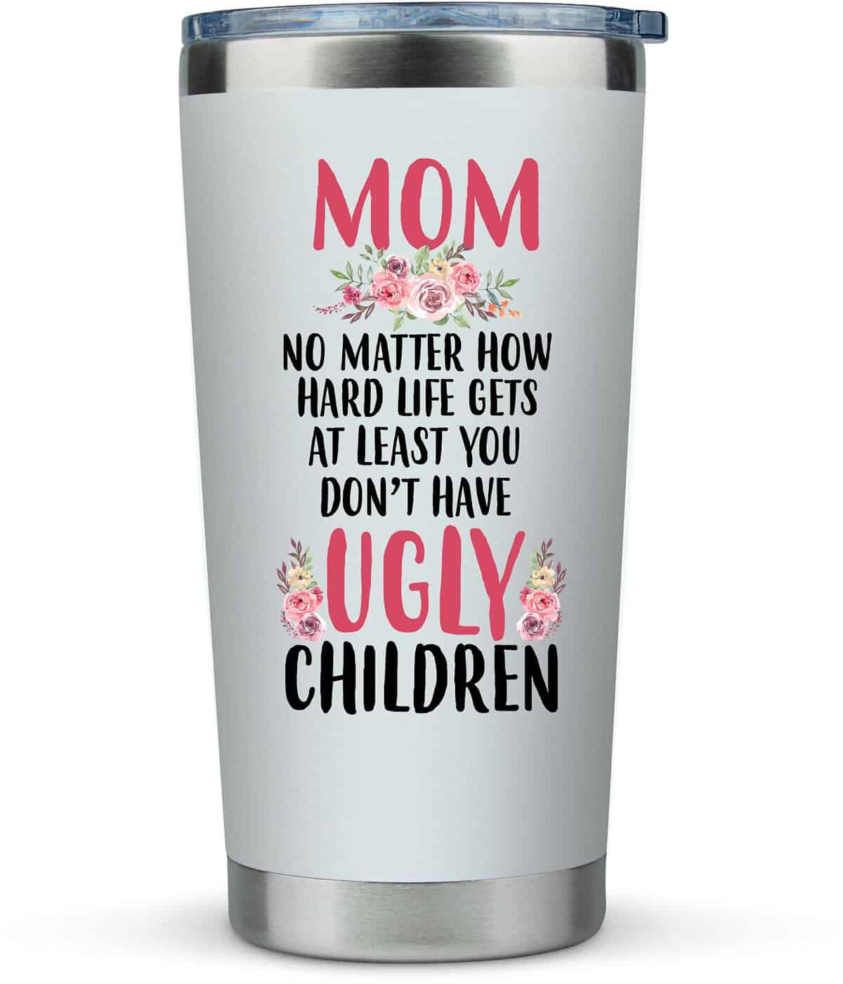 Funny Gifts for Mom Mug - 12oz Tumbler/Mug for Coffee - Mothers Day Gift Idea for Mother, Moms Birthday, From Son, Daughter, Kids