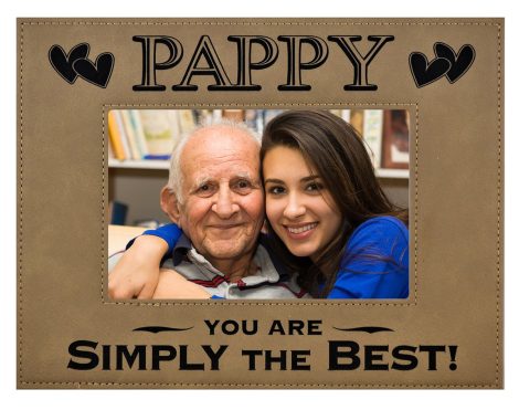 Best PAPPY Ever Engraved Leatherette Frame, Perfect Gift for Fathers Day, Birthday, or Christmas. Get yours now!