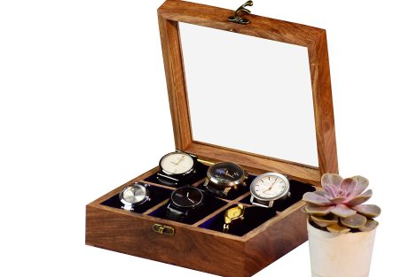 Men’s Wooden Watch Box for Royal Craft Expertise: The Perfect Gift for Anniversaries, Valentine’s Day, and Father’s Day.