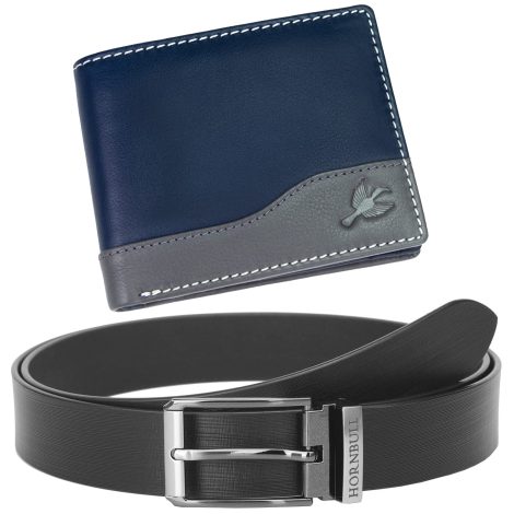 HORNBUULL Men’s Gift Set: Wallet combo with BW104115 leather wallet, perfect for gifting!