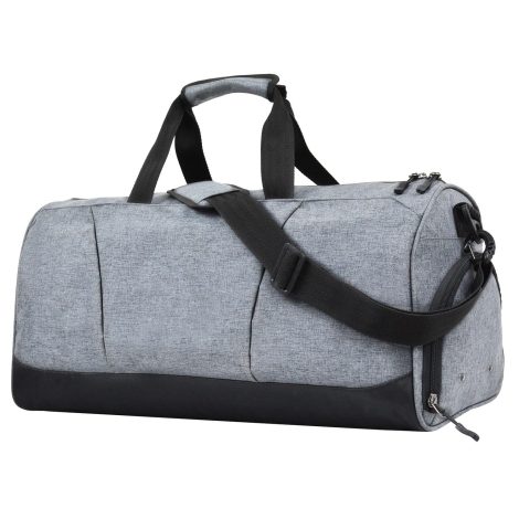 FATMUG Sports Gym Bag for Men’s and Women’s, with Wet Pocket and Shoe Compartment (Light Grey 32L), 9 Cm : Paraphrased as “FATMUG Sports Gym Bag – For Men and Women, with Wet Pocket and Shoe Compartment (Light Grey 32L), 9 Cm”