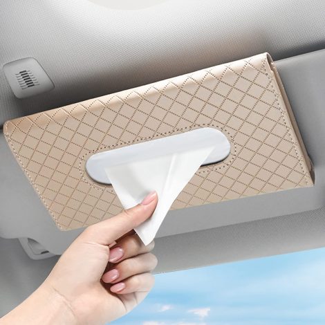 Car Tissue Holder: Convenient Organizer for your Car, Perfect Gift for Men, Hangable and Accessible Tissue Pocket