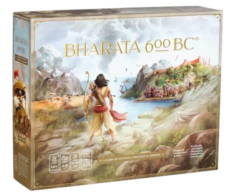 Multicolor Bharata 600 BC Strategy Board Game, ideal for Indian adults and children above 14 years!