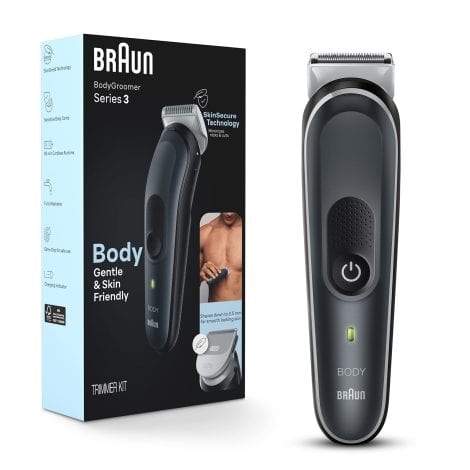 Braun Body Groomer Series 3 3340 – Ideal for Indian men’s grooming needs, including chest, armpits, groin, and manscaping.