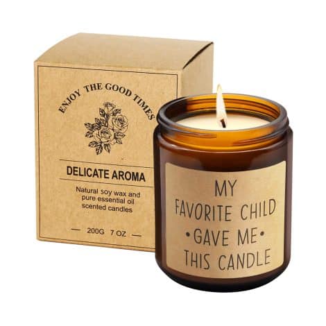 Giggly Fragrant Candle – Perfect Gift for Indian Moms and Dads – Funny Surprise for Father’s Day or Birthdays.