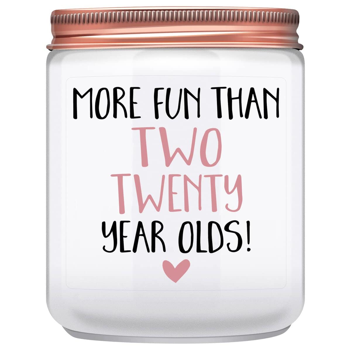 Funny 40th Birthday Gifts for Women, Men - Happy 40th Birthday Gifts - Best 40th Bday Gift Ideas - 40 Year Old Birthday Present for Friends, Wife, Mom, Dad, Sister, Husband - Lavender Candles