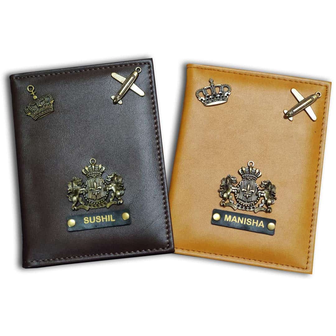 GIFTSCLUB PU Passport Cover (Multicolour)