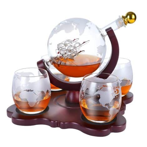 Whiskey Decanter & Glass Set – Perfect Gift for Dad, Husband, or Grandpa – Oaksea Birthday Edition.