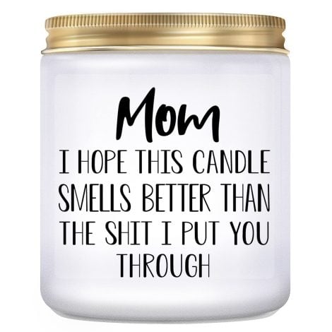 Funny Birthday and Festival Gifts for Mom – KLL Lavender Candles (7oz) from Daughter or Son.