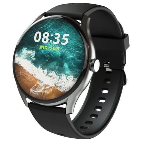 Introducing the beatXP Vega Smart Watch, featuring a vibrant 1.43″ Super AMOLED display, Bluetooth calling, and advanced health monitoring.