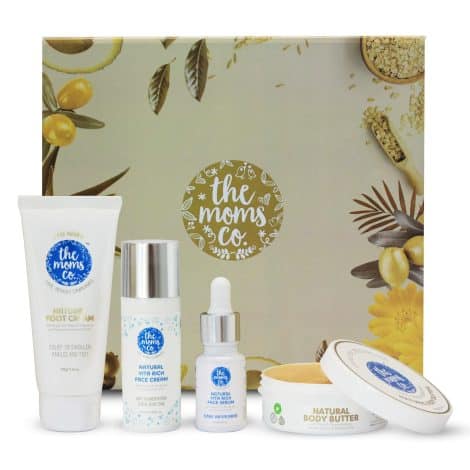 The Moms Co Winter Care Set – For Soft, Moisturized Skin with Cocoa, Shea Butter and Hyaluronic Acid.