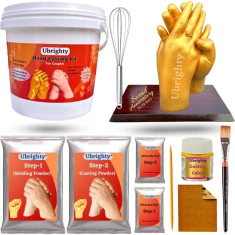 Ubrighty Hand Casting Kit – Perfect gift for special occasions, captures your cherished moments in 3D.