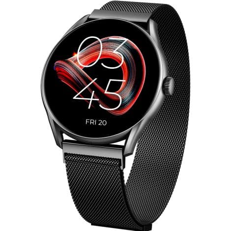 Introducing the sleek and advanced Black Metal Magnetic IP68 Smart Watch with AMOLED display, Bluetooth calling, and health monitoring.