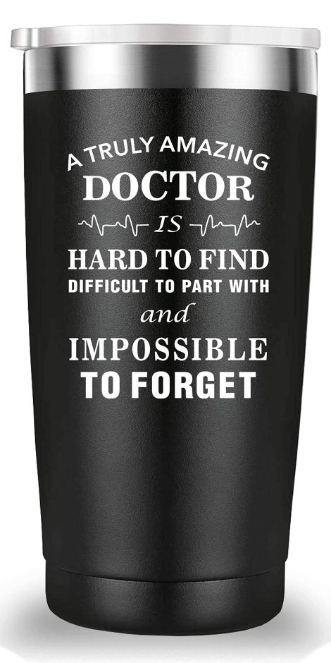 A Fantastic MD is Difficult to Find Travel Mug Tumbler. Great Gift for Indian Doctors! (20 oz Black)